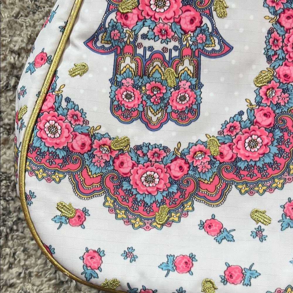 🪷 NWOT 🪬 RARE leSportsac x Manough Floral Pink and White Women's Handbag